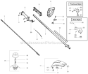 Page D Diagram and Parts List for XT600 Type 4 Weed Eater Trimmer